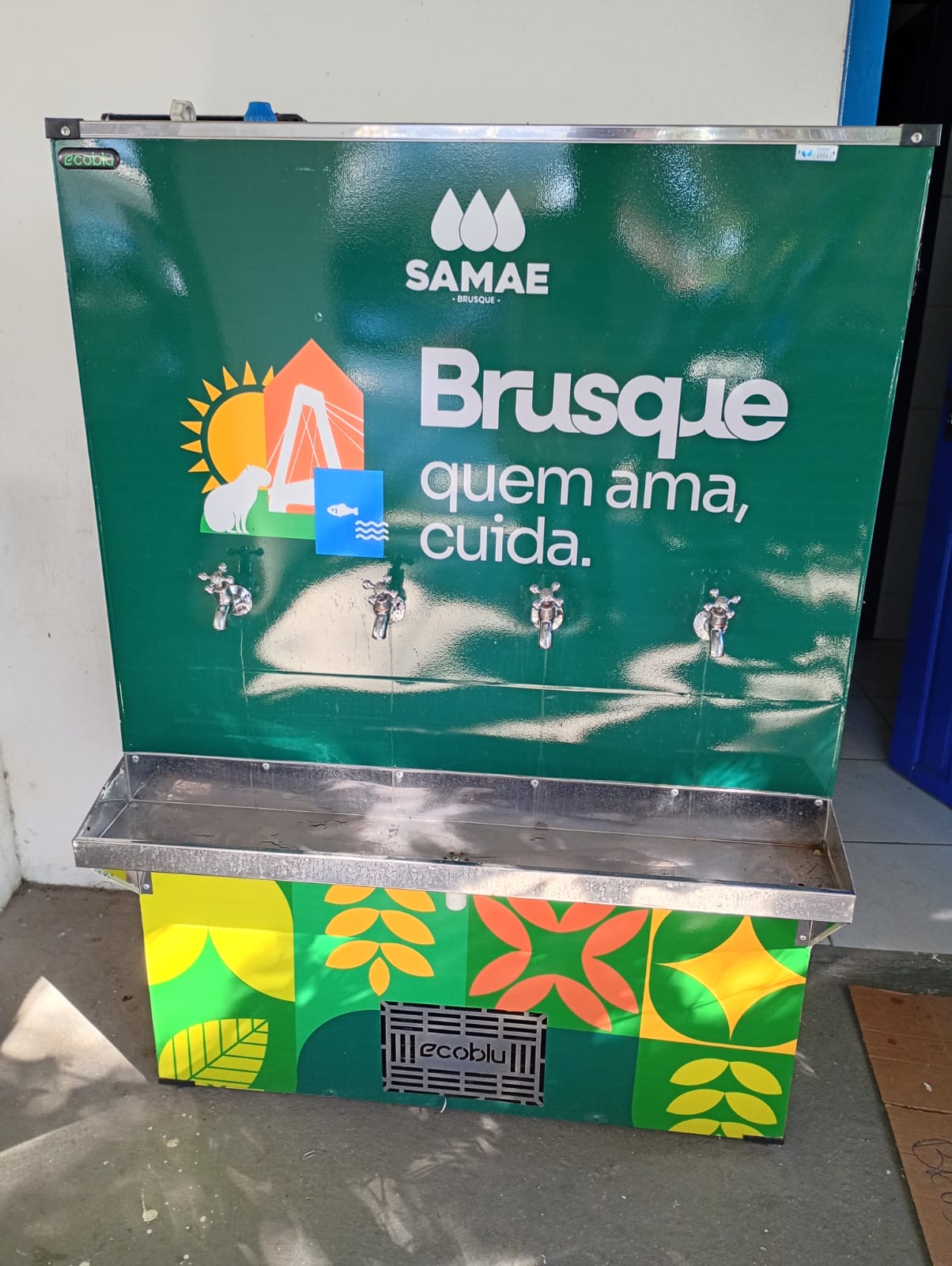Fenajeep disponibiliza ponto de hidratação gratuito em parceria com o Samae